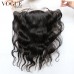 Pre Plucked 13x4 Silk Base Body Wave Lace Frontal With Baby Hair,Human Virgin Hair